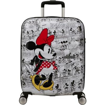 American Tourister Wavebreaker Disney Handbagage Resväska 55x40x20 cm, Hardshell Kabinväska, Kabintrolley för Ryanair & de Flesta Flygbolag Minnie Comics White American Tourister Wavebreaker Disney Handbagage Resväska 55x40x20 cm, Hardshell Kabinväska, Kabintrolley för Ryanair & de Flesta Flygbolag Minnie Comics White