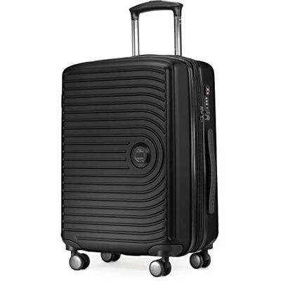 Hauptstadtkoffer Mitte Kabinväska 55x40x23, TSA, 4 hjul, resväska, hårdskalväska, trolley, handbagage, svart Hauptstadtkoffer Mitte Kabinväska 55x40x23, TSA, 4 hjul, resväska, hårdskalväska, trolley, handbagage, svart