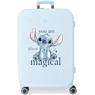 Disney Joumma Stitch You Are Magical Resväska Medium Blå 48 x 70 x 28 cm Hårt ABS Stängning TSA 79L 4,32 kg 4 Dubbelhjul, Blå, medium resväska Disney Joumma Stitch You Are Magical Resväska Medium Blå 48 x 70 x 28 cm Hårt ABS Stängning TSA 79L 4,32 kg 4 Dubbelhjul, Blå, medium resväska