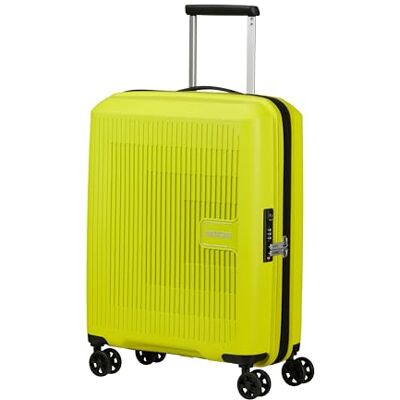 American Tourister Aerostep Spinner S, Expanderbart Handbagage, 55 cm, 36/40 L, Grön (Light Lime) American Tourister Aerostep Spinner S, Expanderbart Handbagage, 55 cm, 36/40 L, Grön (Light Lime)