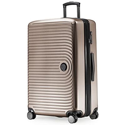 Hauptstadtkoffer Mitte Stor Resväska (77 cm) 112-130 L, champagnefärgad ABS Hårdskal · TSA-lås · XL Expansion · 4 Dubbla Hjul · Utbytbara Delar · Långa Resor · 2-3 Veckor Hauptstadtkoffer Mitte Stor Resväska (77 cm) 112-130 L, champagnefärgad ABS Hårdskal · TSA-lås · XL Expansion · 4 Dubbla Hjul · Utbytbara Delar · Långa Resor · 2-3 Veckor