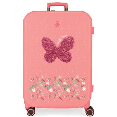 Disney Enso Beautiful natur skåp suitcase, resväskset, tillverkad av ABS, ett starkt och lätt material, TSA-lås integrerat i väskan för säkra resor, fyra flerriktade roterbara dubbelhjul, fyra hjul Disney Enso Beautiful natur skåp suitcase, resväskset, tillverkad av ABS, ett starkt och lätt material, TSA-lås integrerat i väskan för säkra resor, fyra flerriktade roterbara dubbelhjul, fyra hjul
