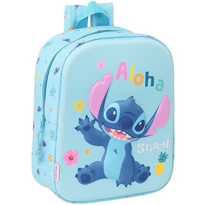 safta 622554011 Stitch 3D Mini 6L 32x43x14 cm Ryggsäck En storlek safta 622554011 Stitch 3D Mini 6L 32x43x14 cm Ryggsäck En storlek