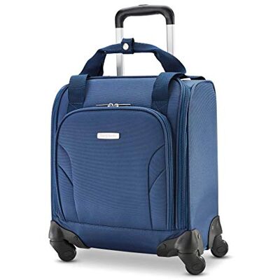Samsonite Underseat Carry-On Spinner med USB-port., Hav, One Size Samsonite Underseat Carry-On Spinner med USB-port., Hav, One Size