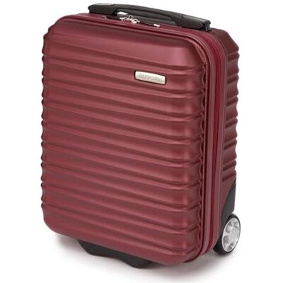 WITTCHEN GROOVE Line Kabinväska, universalväska Handbagage, liten resväska Hårda väskor med ABS-hölje Teleskophandtag, 2 hjul 40 x 30 x 20 cm Bordeauxröd SAS/Ryanair/Norwegian/Wizz Air WITTCHEN GROOVE Line Kabinväska, universalväska Handbagage, liten resväska Hårda väskor med ABS-hölje Teleskophandtag, 2 hjul 40 x 30 x 20 cm Bordeauxröd SAS/Ryanair/Norwegian/Wizz Air