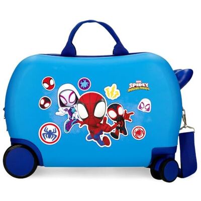Marvel Joumma Go Webs Go Spidey barnväska blå 45 x 31 x 20 cm hård ABS 24,6 L 1,8 kg 4 hjul bagage hand, Blå, barnresväska Marvel Joumma Go Webs Go Spidey barnväska blå 45 x 31 x 20 cm hård ABS 24,6 L 1,8 kg 4 hjul bagage hand, Blå, barnresväska