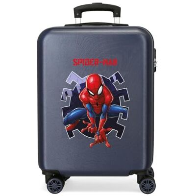 Marvel Disney Hård resväska för barn med 4-hjulig sidokombinationsstängning tillverkad av ABS, hårt och lätt material, Spiderman, kabinväska, Spindelmannen, 38 cm x 55 cm x 20 cm, Kabinväska Marvel Disney Hård resväska för barn med 4-hjulig sidokombinationsstängning tillverkad av ABS, hårt och lätt material, Spiderman, kabinväska, Spindelmannen, 38 cm x 55 cm x 20 cm, Kabinväska