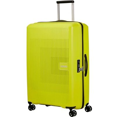 American Tourister Aerostep Spinner incheckningsväska, 77 cm Ljuslime, expanderbar mjuk väska, 77H x 50W x 29D cm, 101.5/109 L, 3.6 kg, med TSA-lås och invändiga korsremmar American Tourister Aerostep Spinner incheckningsväska, 77 cm Ljuslime, expanderbar mjuk väska, 77H x 50W x 29D cm, 101.5/109 L, 3.6 kg, med TSA-lås och invändiga korsremmar