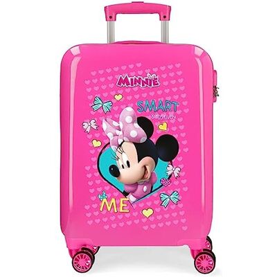 Disney Mimmi Happy Helpers kabinväska rosa 34 x 55 x 20 cm hårda skal ABS kombinationslås 34 L 2,6 kg 4 dubbla hjul handbagage Disney Mimmi Happy Helpers kabinväska rosa 34 x 55 x 20 cm hårda skal ABS kombinationslås 34 L 2,6 kg 4 dubbla hjul handbagage