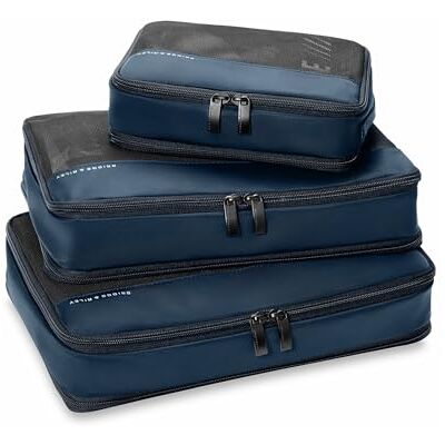 Briggs & Riley Travel Essentials handbagage komprimering förpackning kub set, marinblå, Marinblått Xsp, En storlek, Travel Essentials handbagage komprimering förpackningskubset Briggs & Riley Travel Essentials handbagage komprimering förpackning kub set, marinblå, Marinblått Xsp, En storlek, Travel Essentials handbagage komprimering förpackningskubset
