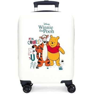 Disney Joumma Winnieh Puh kabinväska vit 33 x 50 x 20 cm hård ABS sida kombinationslås 28,4 L 2 kg 4 dubbla hjul bagage hand, Vit, Kabinväska Disney Joumma Winnieh Puh kabinväska vit 33 x 50 x 20 cm hård ABS sida kombinationslås 28,4 L 2 kg 4 dubbla hjul bagage hand, Vit, Kabinväska