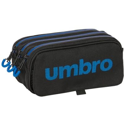 safta UMBRO JET BLACK Trefaldigt stort fodral, barnfodral, barnfodral, perfekt för skolbarn, bekväm och mångsidig, kvalitet och styrka, 21,5 x 8 x 10 cm, svart, M, Avslappnad safta UMBRO JET BLACK Trefaldigt stort fodral, barnfodral, barnfodral, perfekt för skolbarn, bekväm och mångsidig, kvalitet och styrka, 21,5 x 8 x 10 cm, svart, M, Avslappnad