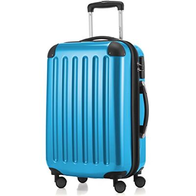 Hauptstadtkoffer ALEX Kabinväska 55x38x23 cm, 42 L, Kodlås, Expanderbar Hårdskal Trolley i PC ABS, 3,2 kg, 4 Dubbelhjul, cyanblå Hauptstadtkoffer ALEX Kabinväska 55x38x23 cm, 42 L, Kodlås, Expanderbar Hårdskal Trolley i PC ABS, 3,2 kg, 4 Dubbelhjul, cyanblå