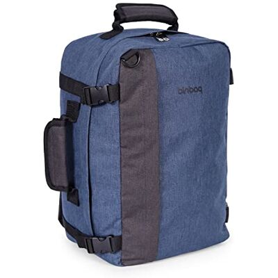 Hauptstadtkoffer Blnbag M5, gratis bagagekabin ryggsäck Ryanair 40x20x25 cm, ryggsäck resväska under sätet, bekväm förpackning som resväska, 20L, Darkblue, Darkgrey Hauptstadtkoffer Blnbag M5, gratis bagagekabin ryggsäck Ryanair 40x20x25 cm, ryggsäck resväska under sätet, bekväm förpackning som resväska, 20L, Darkblue, Darkgrey