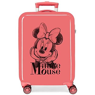 Disney Musse All Smile Valise Cabine Flerfärgad, 38 x 55 x 20 cm Rigid ABS Fermeture à Combinaison Latérale 35L 2 kg 4 dubbla rosor huvudväska, Rosa, Talla única, Kabinväska Disney Musse All Smile Valise Cabine Flerfärgad, 38 x 55 x 20 cm Rigid ABS Fermeture à Combinaison Latérale 35L 2 kg 4 dubbla rosor huvudväska, Rosa, Talla única, Kabinväska