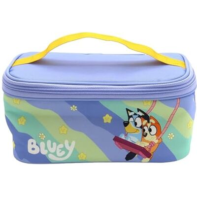 CYPBRANDS CyP Brands-Bluey, necessär, necessär, tillbehör, förskola, blå, ljusvågar, officiell produkt, Flerfärgad, Estandar, tillfällig CYPBRANDS CyP Brands-Bluey, necessär, necessär, tillbehör, förskola, blå, ljusvågar, officiell produkt, Flerfärgad, Estandar, tillfällig