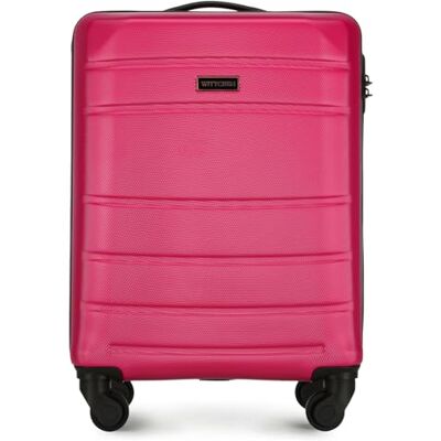 WITTCHEN GLOBE LINE Liten resväska, handbagageväska Handbagage Rejält bagage Hårt bagage ABS Nummerlås Teleskophandtag 4 länkhjul Storlek S Rosa Carry-On SAS/Ryanair/Norwegian/Wizz Air WITTCHEN GLOBE LINE Liten resväska, handbagageväska Handbagage Rejält bagage Hårt bagage ABS Nummerlås Teleskophandtag 4 länkhjul Storlek S Rosa Carry-On SAS/Ryanair/Norwegian/Wizz Air
