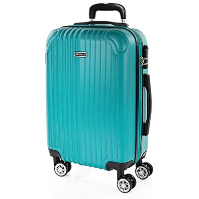 ITACA Vagn resväska, 50 cm, hytt, ABS. Handbagage. Stel och lätt. Teleskophandtag, 2 handtag och 4 hjul. Lågprisflyg Ryanair Vueling, Mint grön ITACA Vagn resväska, 50 cm, hytt, ABS. Handbagage. Stel och lätt. Teleskophandtag, 2 handtag och 4 hjul. Lågprisflyg Ryanair Vueling, Mint grön