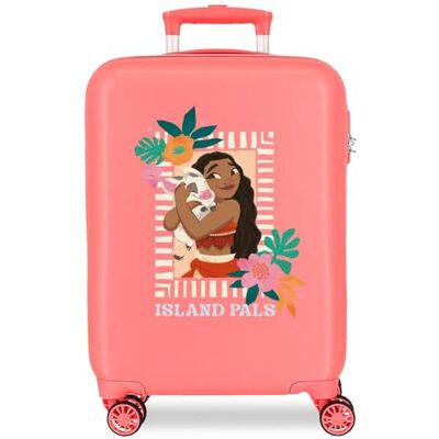 Disney Joumma Vaiana Sea Vibes kabinväska korall 38 x 55 x 20 cm hård ABS sida kombinationslås 34L 2,6 kg 4 dubbla hjul handbagage Disney Joumma Vaiana Sea Vibes kabinväska korall 38 x 55 x 20 cm hård ABS sida kombinationslås 34L 2,6 kg 4 dubbla hjul handbagage