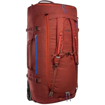 Tatonka Trolley Duffle Roller 140 l – vikbar resväska med hjul och ryggsäcksfunktion – kan förvaras i egen lockficka – 140 liters volym Tatonka Trolley Duffle Roller 140 l – vikbar resväska med hjul och ryggsäcksfunktion – kan förvaras i egen lockficka – 140 liters volym