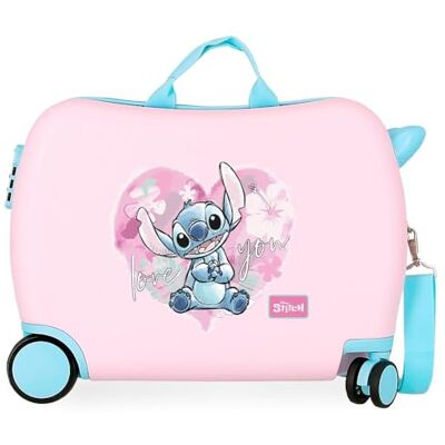 Disney Barnresväska med hårt sidokombinationslås 4 hjul handbagage är tillverkat av ABS, ett styvt och lätt material., Hjärta, Talla única, barnresväska Disney Barnresväska med hårt sidokombinationslås 4 hjul handbagage är tillverkat av ABS, ett styvt och lätt material., Hjärta, Talla única, barnresväska