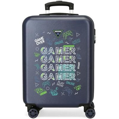 MOVOM Game Over Blue Cabin resväska 38 x 55 x 20 cm styv 2,5 kg sida kombinationslås ABS 2,5 kg 35 L handbagage, Blå, Talla única, Kabinväska MOVOM Game Over Blue Cabin resväska 38 x 55 x 20 cm styv 2,5 kg sida kombinationslås ABS 2,5 kg 35 L handbagage, Blå, Talla única, Kabinväska