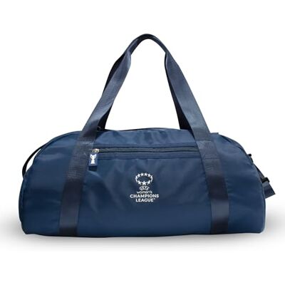 UEFA Women's Champions League Holdall – Officiellt licensierade varor, duffelväska, UWCL, lätt, resebagage, två fack, bra fotbollspresentidé, BLÅ, Holdall UEFA Women's Champions League Holdall – Officiellt licensierade varor, duffelväska, UWCL, lätt, resebagage, två fack, bra fotbollspresentidé, BLÅ, Holdall