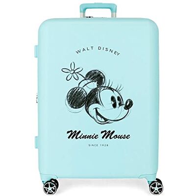 Disney Minnie You Are Magic Resväska Medium Blå 48x70x26 cms Stelt ABS Inbyggd TSA-stängning 88L 3,98 kg 4 Dubbla hjul, Blå, Talla única, medium resväska Disney Minnie You Are Magic Resväska Medium Blå 48x70x26 cms Stelt ABS Inbyggd TSA-stängning 88L 3,98 kg 4 Dubbla hjul, Blå, Talla única, medium resväska