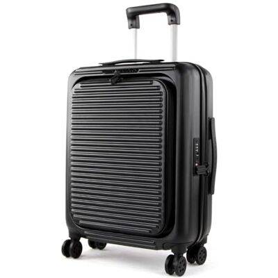 Mandarina Duck Unisex tank Case Trolley Cabin W/Front Pocket Black P10fsv22 bagageväska, svart, 40x55x20(LxHxW), Resväska och rullväska Mandarina Duck Unisex tank Case Trolley Cabin W/Front Pocket Black P10fsv22 bagageväska, svart, 40x55x20(LxHxW), Resväska och rullväska