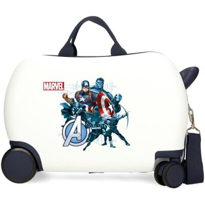 Marvel Joumma Avengers Legendary Barnväska, kabinväska, blå, vit, hård plast, kombinationslås, 4 hjul, handbagage, vit, barnväska, Vit, S, barn resväska Marvel Joumma Avengers Legendary Barnväska, kabinväska, blå, vit, hård plast, kombinationslås, 4 hjul, handbagage, vit, barnväska, Vit, S, barn resväska