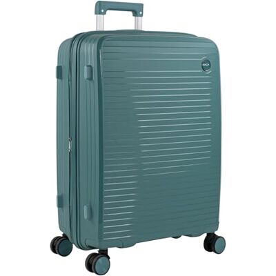 ITACA Medelstor resväska med 4 svängbara hjul för långa resor Trolley-typ. Kombinationshänglås Idealisk som stort resebagage 23 kilo och medelstor resväska Robust utdragbar, Mynta ITACA Medelstor resväska med 4 svängbara hjul för långa resor Trolley-typ. Kombinationshänglås Idealisk som stort resebagage 23 kilo och medelstor resväska Robust utdragbar, Mynta