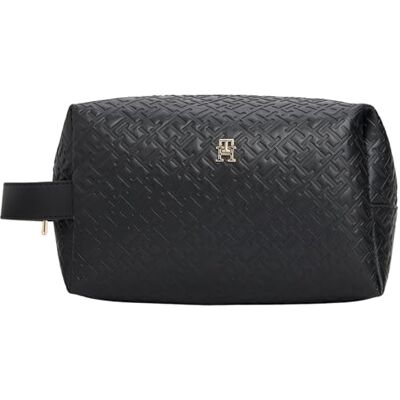Tommy Hilfiger dam TH ICON WASHBAG MONO AW0AW17951 tvättväska, svart (svart), en storlek, svart (svart), One Size Tommy Hilfiger dam TH ICON WASHBAG MONO AW0AW17951 tvättväska, svart (svart), en storlek, svart (svart), One Size