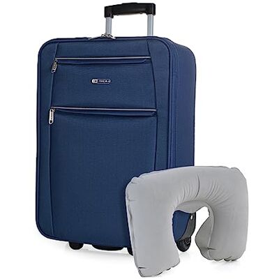 ITACA Trolley Cabin resväska, 50X40X20 EVA polyester. Med cervikal Pillow 2 Wheel ITACA Trolley Cabin resväska, 50X40X20 EVA polyester. Med cervikal Pillow 2 Wheel