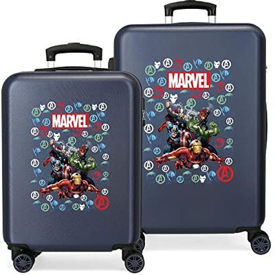 Marvel Avengers Team Bagage- Bagageset, 48 x 68 x 26 cm, Azul Marvel Avengers Team Bagage- Bagageset, 48 x 68 x 26 cm, Azul