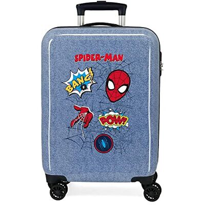 Marvel Spiderman denim kabintrulley, blå, resväska Marvel Spiderman denim kabintrulley, blå, resväska