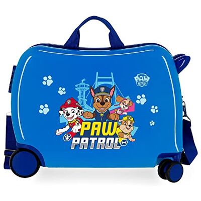 Pepe Jeans , Paw Patrol Always Heroic barnfodral, blå, 50 x 38 x 20 cm, hård ABS-plast, 34 l, 1,8 kg, 4 hjul, blå, única, barnväska, blå, única, barn resväska Pepe Jeans , Paw Patrol Always Heroic barnfodral, blå, 50 x 38 x 20 cm, hård ABS-plast, 34 l, 1,8 kg, 4 hjul, blå, única, barnväska, blå, única, barn resväska