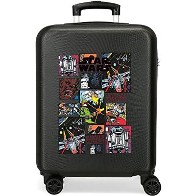 Star Wars Galactic Team Kabinväska Svart 38x55x20 cms Stelt ABS Kombinationslås Sidan 34L 2 kg 4 Dubbla hjul Handbagage, Svart, Maleta, Kabinväska Star Wars Galactic Team Kabinväska Svart 38x55x20 cms Stelt ABS Kombinationslås Sidan 34L 2 kg 4 Dubbla hjul Handbagage, Svart, Maleta, Kabinväska
