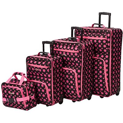 Rockland Fashion Softside Upprätt resväska-set Rockland Fashion Softside Upprätt resväska-set