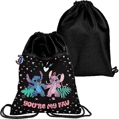 PASO DS22CT-713, Strängryggsäck Stich, Multifärg, Flerfärgad, 45 x 34 cm, Designer PASO DS22CT-713, Strängryggsäck Stich, Multifärg, Flerfärgad, 45 x 34 cm, Designer