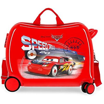 Disney Bilar hastighetsspår rullande resväska 2 multiriktade spinnarhjul, röd 50 x 38 x 20 cm Disney Bilar hastighetsspår rullande resväska 2 multiriktade spinnarhjul, röd 50 x 38 x 20 cm