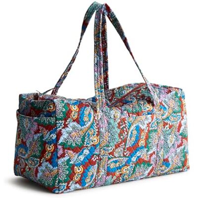 Vera Bradley Large Original Duffel, Cotton Gabardine, Flowers + Feathers Vera Bradley Large Original Duffel, Cotton Gabardine, Flowers + Feathers