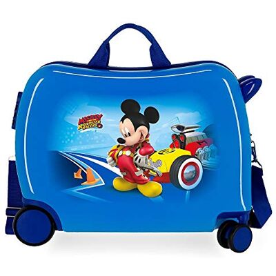 Disney Lets Roll Musse Kinder-ryggsäck, azul, 50x49x20 cms, Barn resväska Disney Lets Roll Musse Kinder-ryggsäck, azul, 50x49x20 cms, Barn resväska