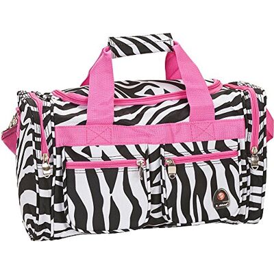 Rockland duffelväska, Rosa zebra, 19" Duffel, Duffelväska Rockland duffelväska, Rosa zebra, 19" Duffel, Duffelväska