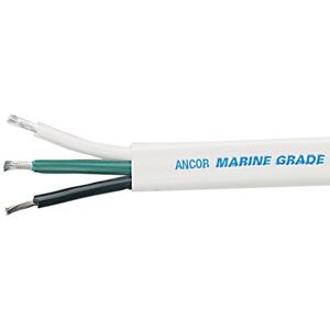 Ancor Marine Grade Tinad Koppar Triplex Platt Kabel 8/3 Ancor Marine Grade Tinad Koppar Triplex Platt Kabel 8/3