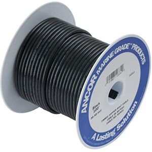 Ancor MARINE GRADE 113010 förtennad koppar batterikabel, 4 AWG (19 mm2), svart 30,5 m Ancor MARINE GRADE 113010 förtennad koppar batterikabel, 4 AWG (19 mm2), svart 30,5 m