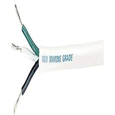 Ancor TRIPLEX-kabel 12/3 AWG (3 x 3 mm²), vit, rund 100 tum Ancor TRIPLEX-kabel 12/3 AWG (3 x 3 mm²), vit, rund 100 tum