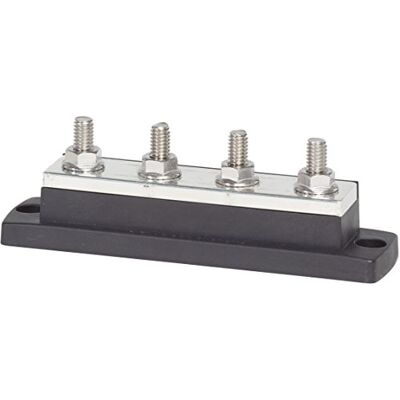 Blue Sea Systems 2127 250 Amp MaxiBus BusBar med 4 dubbar Blue Sea Systems 2127 250 Amp MaxiBus BusBar med 4 dubbar