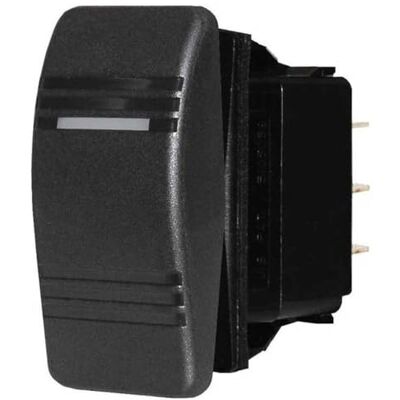 Blue Sea Systems 7945 Contura III (ON)-OFF-ON SPDT Switch, Svart Blue Sea Systems 7945 Contura III (ON)-OFF-ON SPDT Switch, Svart
