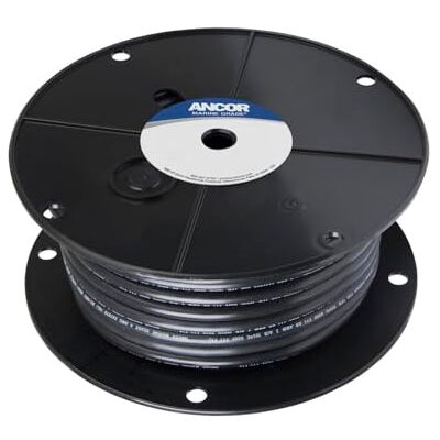 Ancor MARINE GRADE 113010 förtennad koppar batterikabel, 4 AWG (19 mm2), svart 30,5 m Ancor MARINE GRADE 113010 förtennad koppar batterikabel, 4 AWG (19 mm2), svart 30,5 m