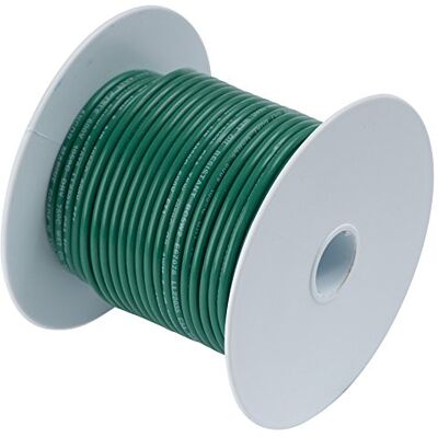 Ancor 104325 marin kvalitet elektrisk primär konserverad koppar båttändningar (14-Gauge, grön, 250 fot) Ancor 104325 marin kvalitet elektrisk primär konserverad koppar båttändningar (14-Gauge, grön, 250 fot)